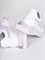 Летние кроссовки из белой натуральной кожи с текстильной сеткой - фото 6102