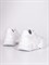Белые кроссовки из натуральной кожи с перфорированным узором - фото 6247