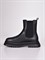 Высокие ботинки в стиле челси с эластичными вставками по бокам и удобными петлями - фото 7021