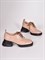 Туфли из натуральной кожи в коричневом цвете с шнуровкой - фото 7051