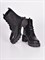 Ботинки с натуральной кожи с шнуровкой и боковой молнией - фото 7118