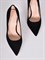 Классические туфли Chewhite из натуральной замши черного цвета - фото 7515