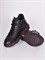 Ботинки из гладкой кожи черного цвета с удобной молнией сбоку - фото 7531