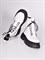 Ботинки на шнуровке из натуральной кожи белого цвета - фото 7663