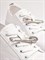 Классические кеды в белом цвете из натуральной кожи - фото 7735