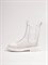 Высокие ботинки с текстильной сеткой и натуральной мягкой кожи в белом цвете - фото 7812