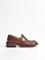 Классические туфли  из натуральной гладкой кожи в коричневом цвете - фото 8419