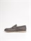 Мужские туфли серого цвета из натуральной мягкой замши - фото 8462