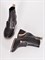 Ботильоны из натуральной кожи чёрного цвета на устойчивом каблуке - фото 8481
