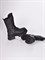 Зимние ботинки черного цвета на рельефной подошве - фото 8538