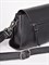 Лаконичная женская сумка-багет черного цвета - фото 8665