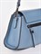 Лаконичная женская сумка-багет голубого цвета - фото 8679