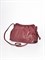 Женская сумка из гладкой натуральной кожи с тонким ремешком - фото 8689