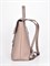 Женский рюкзак бежевого цвета из натуральной зернистой кожи - фото 8736