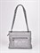 Женская сумка серого цвета с ремешком-цепочкой - фото 8776
