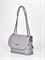 Женская сумка серого цвета с ремешком-цепочкой - фото 8778