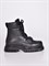 Женские ботинки черного цвета из натуральной кожи - фото 9930