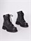 Женские ботинки черного цвета из натуральной кожи - фото 9931